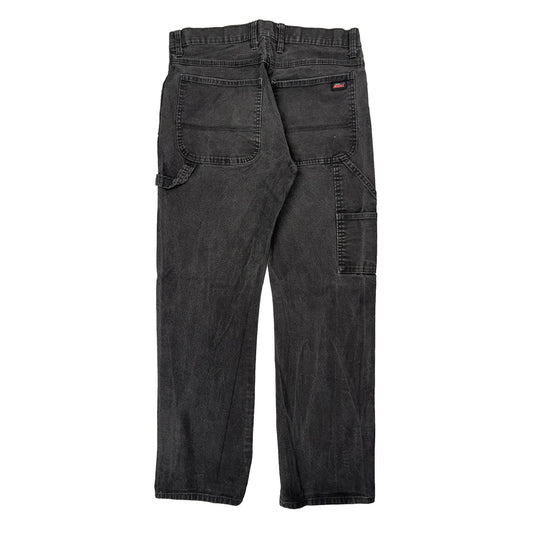 Dickies Carpenter Trousers - 32W 31L Grey Cotton