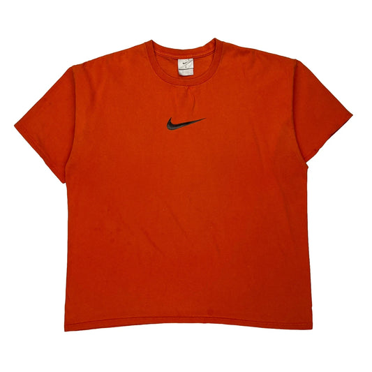 Nike T-Shirt - XL Orange Cotton