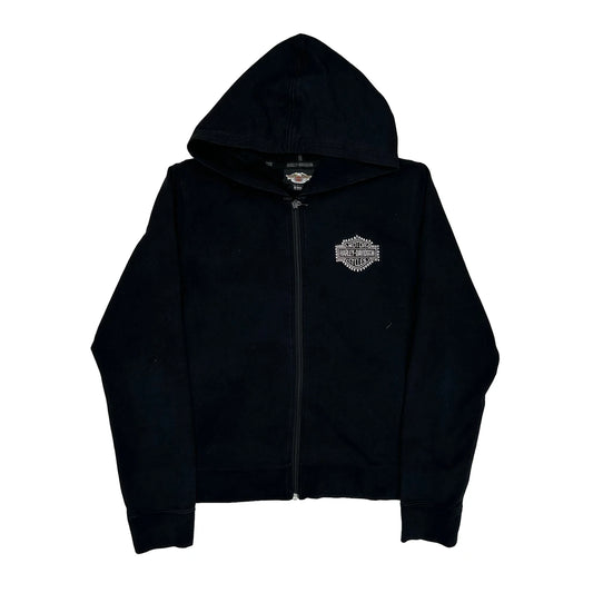 Motorcycles Harley Davidson Graphic Hoodie - XL Black Cotton