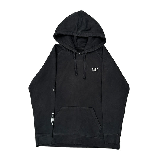 Champion Hoodie - Large Black Cotton