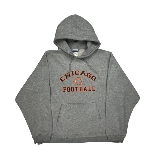 Chicago Reebok Nfl Hoodie - XL Grey Cotton