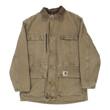  Vintage khaki Carhartt Jacket - mens medium