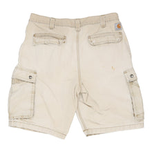  Vintage cream Lightly Worn Carhartt Cargo Shorts - mens 34" waist
