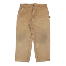  Heavily worn Carhartt Carpenter Trousers - 40W 30L Brown Cotton carpenter trousers Carhartt   