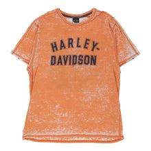  Battlefield, Sachs Bridge Harley Davidson T-Shirt - 2XL Orange Cotton Blend t-shirt Harley Davidson   