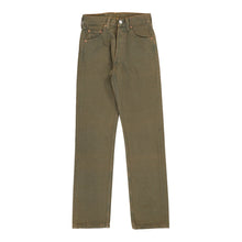  501 Levis Trousers - 23W UK 4 Green Cotton trousers Levis   