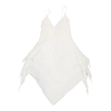  Rinascimento Mini Dress - Small White Cotton - Thrifted.com
