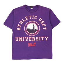  Athletic Dept University Everlast T-Shirt - Large Purple Cotton - Thrifted.com