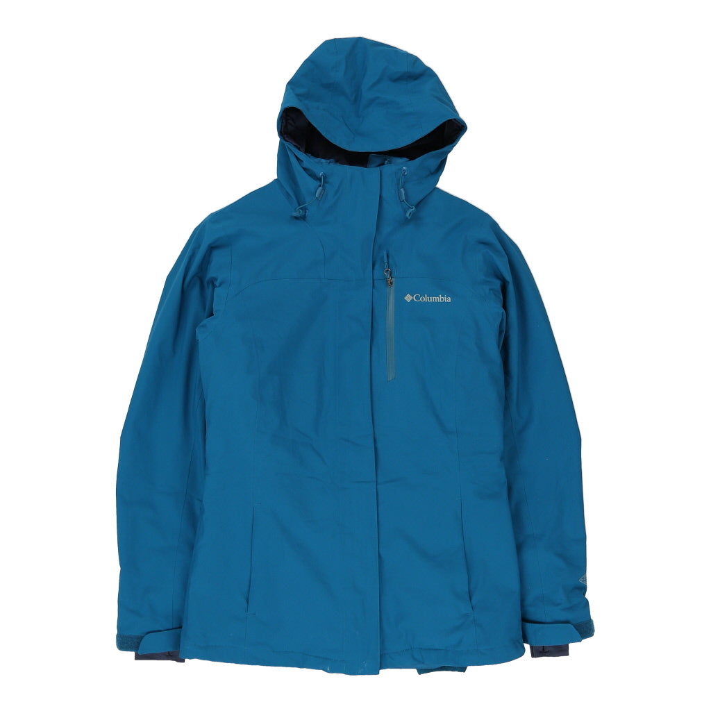 Columbia Ski Jacket - Small Blue Polyester – Thrifted.com