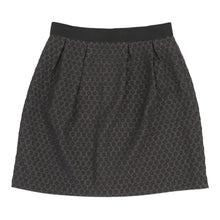  Camaieu Polka Dot Mini Skirt - 26W UK 6 Black Cotton Blend - Thrifted.com