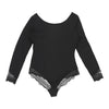 Camat Bodysuit - Medium Black Cotton - Thrifted.com