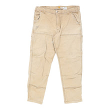  Lightly Worn Carhartt Double knee Cargo Trousers - 40W 28L Beige Cotton cargo trousers Carhartt   