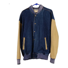  Vintageblue Western Concepts Varsity Jacket - mens medium