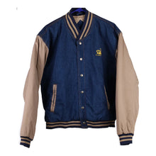  Vintageblue Starz Varsity Jacket - mens medium