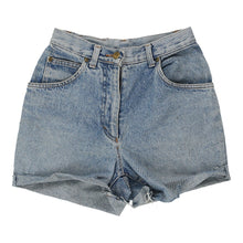  Vintage blue Benetton Denim Shorts - womens 25" waist