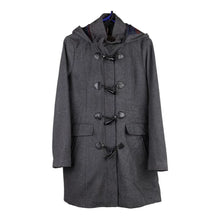  Vintage grey Tommy Hilfiger Overcoat - womens medium