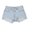 Vintage blue 501 Levis Denim Shorts - mens 28" waist