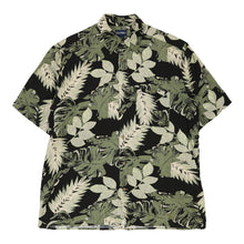  Vintage green Puritan Hawaiian Shirt - mens medium