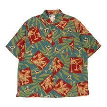 Vintage green Banana Cabana Hawaiian Shirt - mens x-large