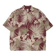  Vintage burgundy Jamaica Jaxx Hawaiian Shirt - mens x-large