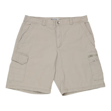  Vintage beige Columbia Cargo Shorts - mens 36" waist