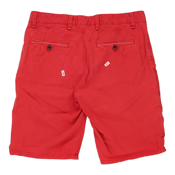Vintage red Hilfiger Denim Chino Shorts - mens 33" waist