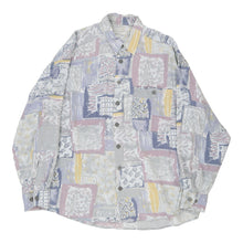  Vintage multicoloured Club D'Amingo Patterned Shirt - mens x-large