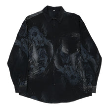  Vintage black Unbranded Patterned Shirt - mens xx-large