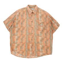 Vintage orange Boule Hawaiian Shirt - mens large