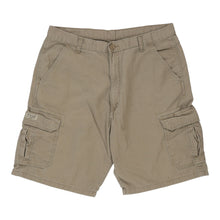  Vintage beige Wrangler Cargo Shorts - mens 36" waist