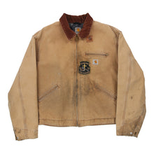  Vintage brown Heavily Worn Carhartt Jacket - mens xx-large
