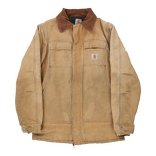  Vintage brown Heavily Worn Carhartt Jacket - mens x-large