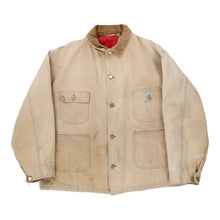  Vintage beige Lightly Worn Carhartt Jacket - mens xx-large
