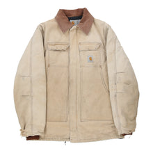  Vintage beige Lightly Worn Carhartt Jacket - mens xxx-large
