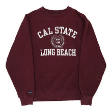  Vintage burgundy Cal State Jansport Sweatshirt - mens medium