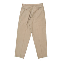  Vintage beige Benetton Trousers - mens 35" waist