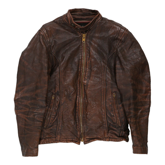 Vintage brown Lesco Leathers Leather Jacket - mens large