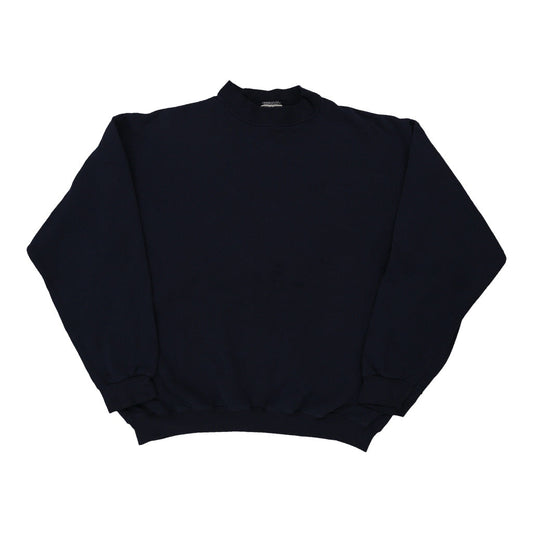 Vintage navy Tultex Sweatshirt - mens large