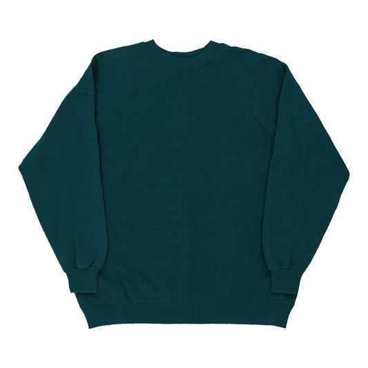 Vintage teal Hanes Sweatshirt - womens x-large