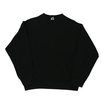 NBC Advertising Sweatshirt, Men's Size L cotton black type Vintage Second Hand