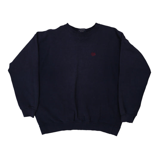 Vintage navy Gant Sweatshirt - mens x-large