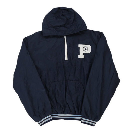 Vintage navy Girls Soccer Neff Windbreaker - mens x-large