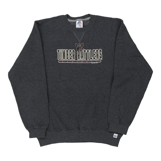 Vintage grey Age 14 Timber Rattlers Russell Athletic Sweatshirt - boys x-large