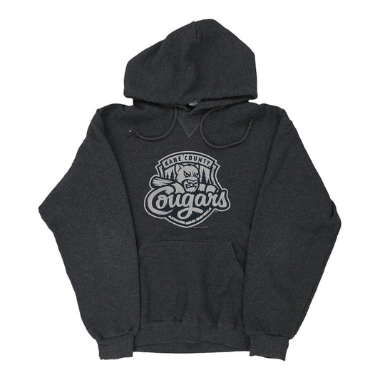 Vintage grey Kane County Cougars Russell Athletic Hoodie - mens small