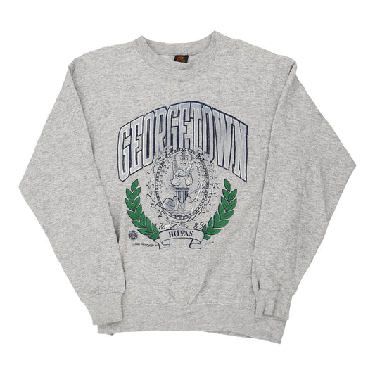 Vintage grey Made in USA Georgetown Pm Sweatshirt - mens x-large