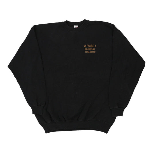 Vintage black 1980's Made in USA Soffe Sweatshirt - mens x-large