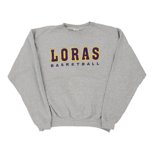Vintage grey Loras Basketball Impact Sweatshirt - mens x-large