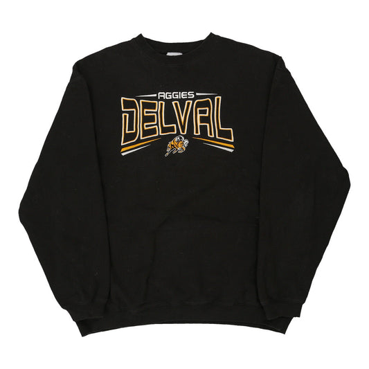 Vintage black Aggies Delval Ci Sport Sweatshirt - mens xx-large