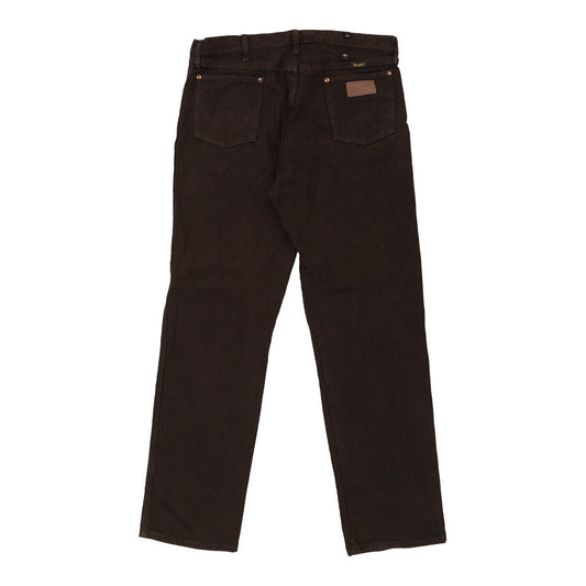 Vintage brown Wrangler Trousers - mens 36" waist