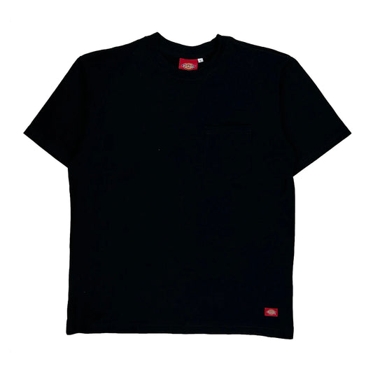 Dickies T-Shirt - Large Black Cotton